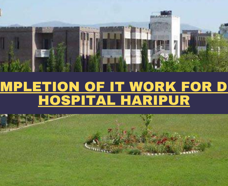 Read more about the article Completion of IT Work for DHQ Hospital Haripur